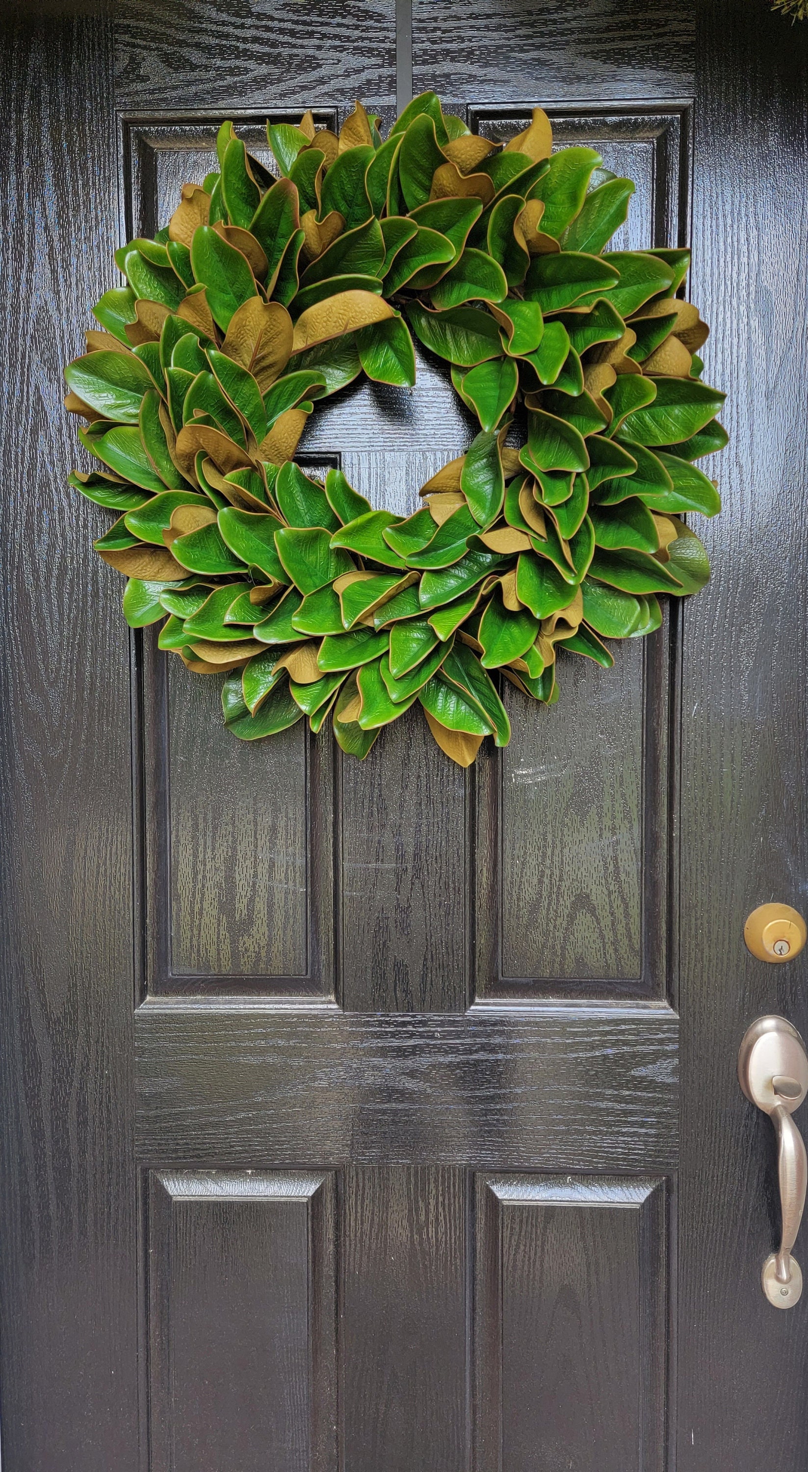 Magnolia Wreath, Everyday Magnolia Wreaths for Front Door, Year Round  Magnolia Wreath, Everyday Wreath, Year Round Wreath, Magnolia Leaves