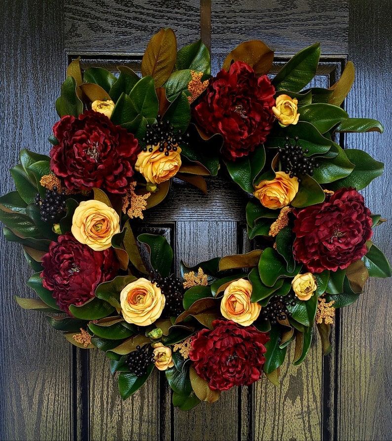 Extra Large Fall Wreath Fall Wreath for Front Door Autumn Etsy