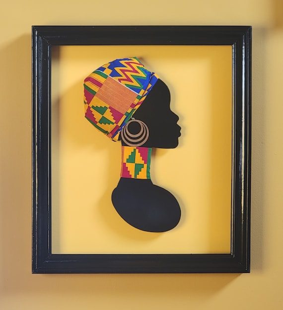 African Art, 3D African Art, Black History, African Wall Art, Ankara Art, African Ankara Decor, African Decor, African Wall Decor, NEW ART