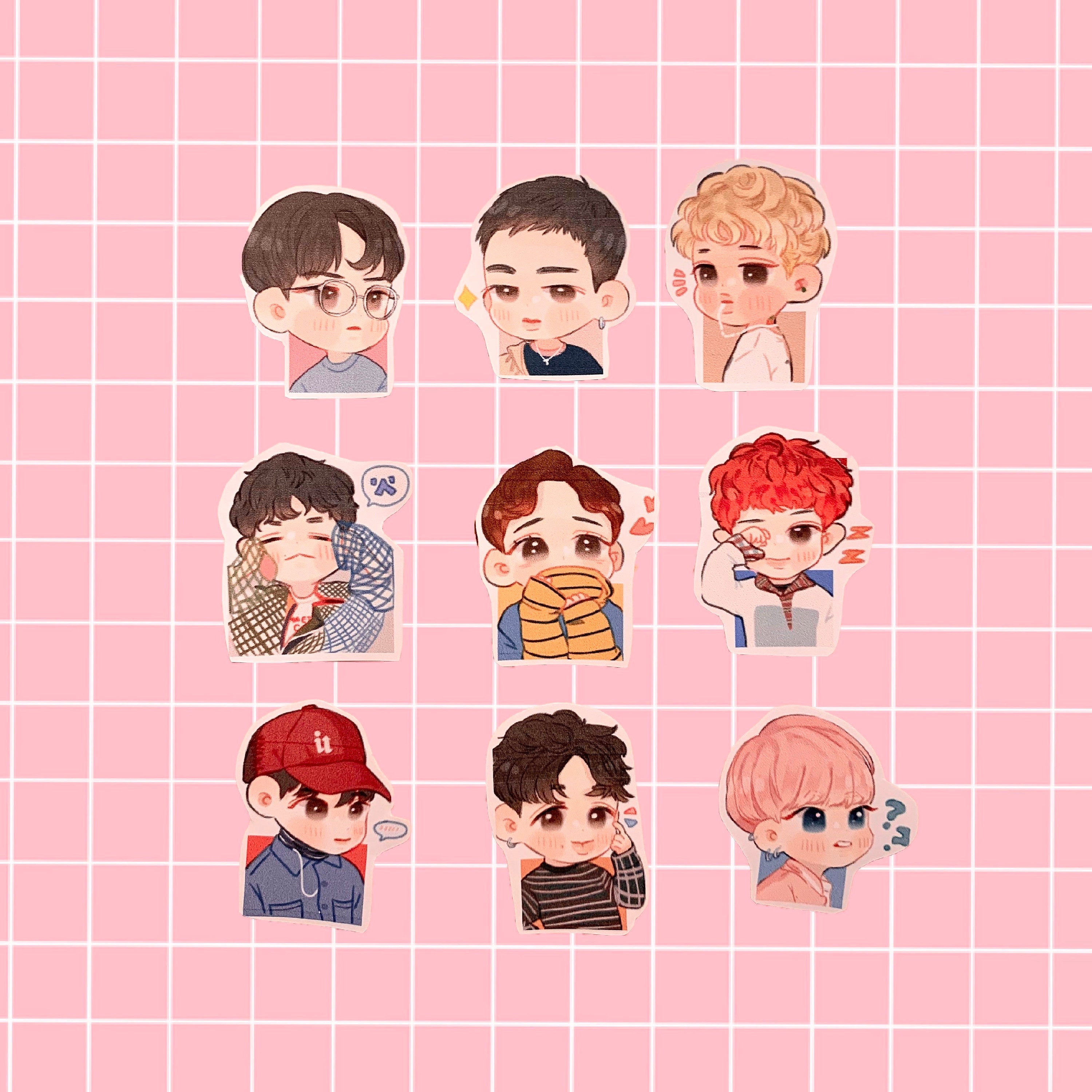 Exo kpop aesthetic stickers | Etsy