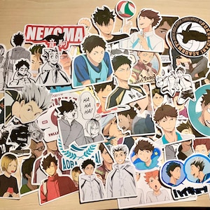 haikyuu stickers etsy