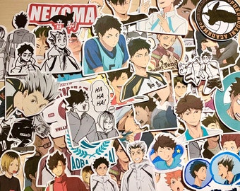 haikyuu stickers etsy