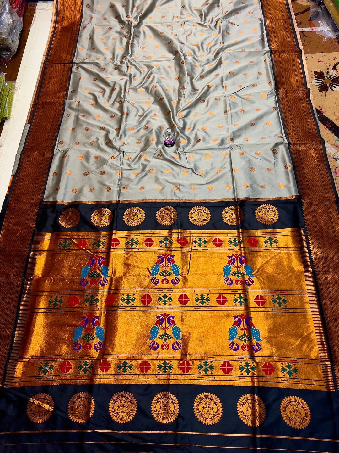 Paithani Silk Sarees. Etsy