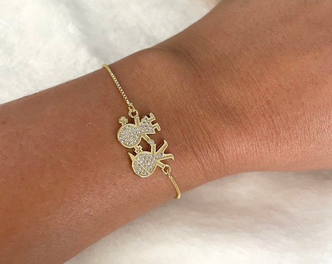 Children bracelet for moms, children bracelet, mother children bracelet, delicate bracelet gold, mama bracelet