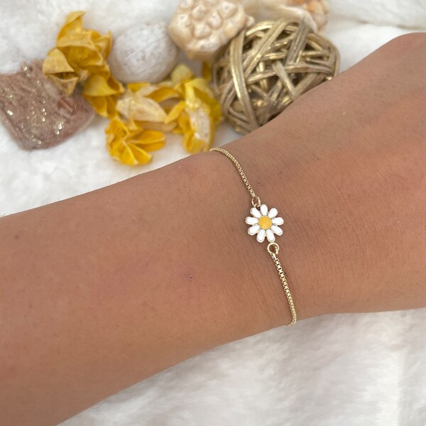 Sunflower Bracelet Etsy