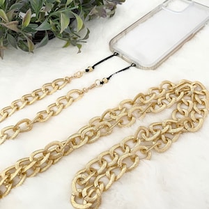 Phone chain, cell phone lanyard, iPhone cord, hand fasting cord, useful gifts, secret Santa gift for women, gifts for her under 30