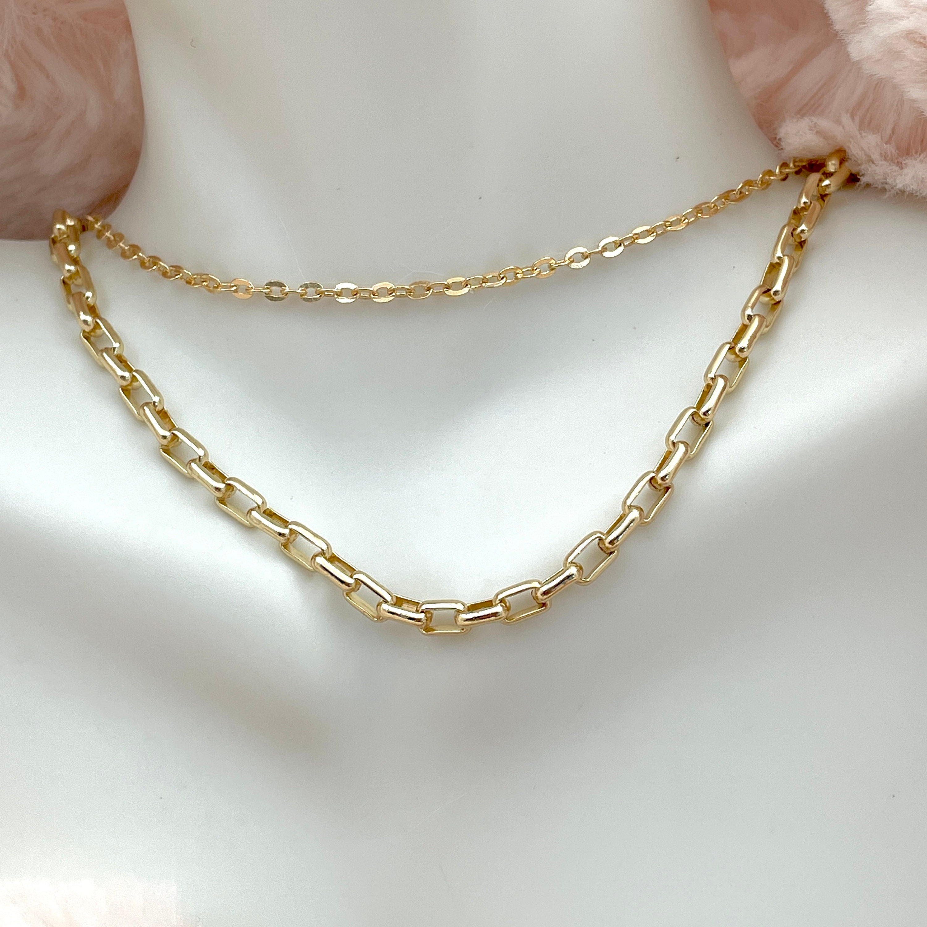 Thin gold chain necklace, delicate gold chain, everyday necklace, gold  choker necklace, dainty simple chain necklace, gold plated chain