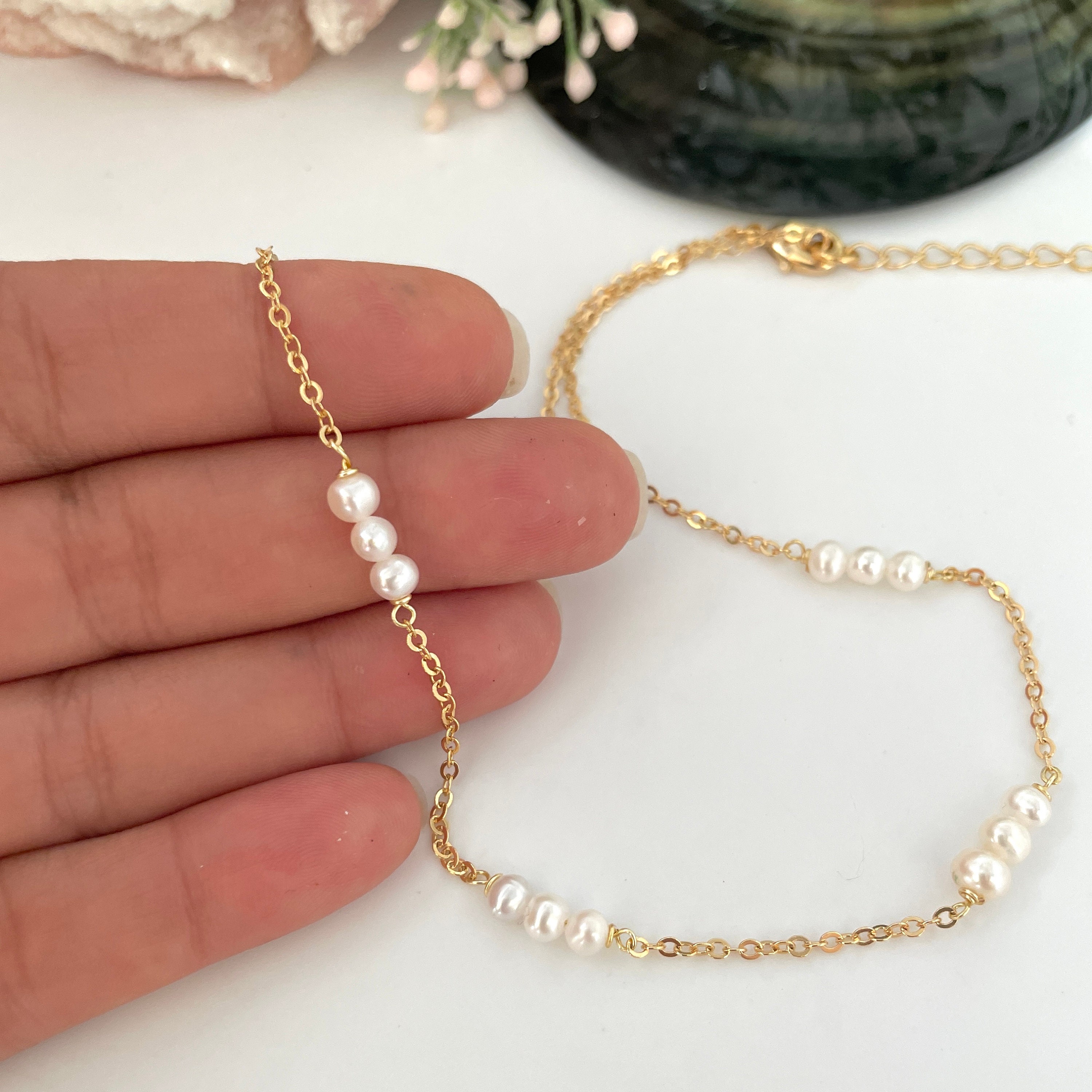 Tiny Freshwater Pearl Necklace