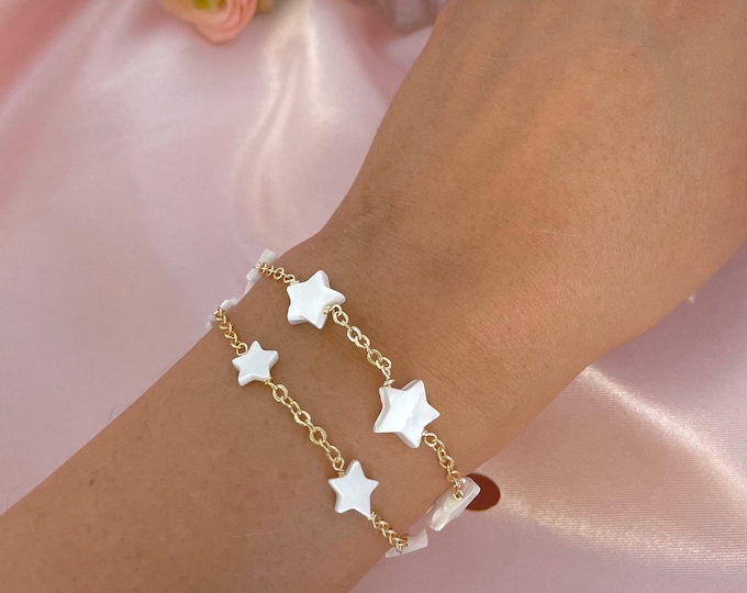 Star Bracelet, star charm bracelet, matching bracelets for best friends, mother daughters bracelet, matching mom and daughter bracelet