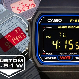 F91w led mod best sale