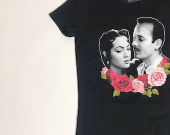 Sara Montiel & Pedro Infante Fitted T-Shirt: Mexican Cinema Tee