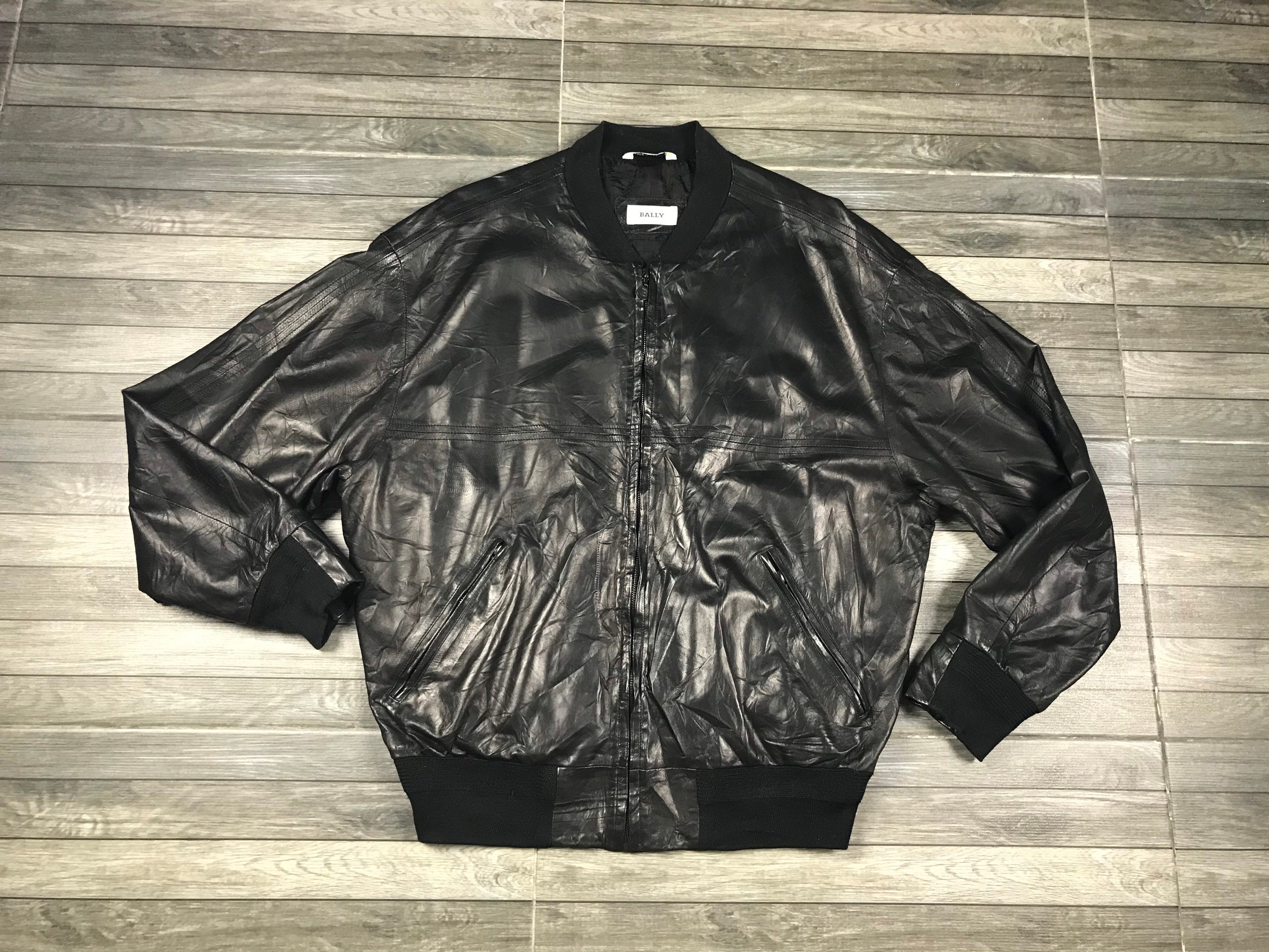 bally leather jackets