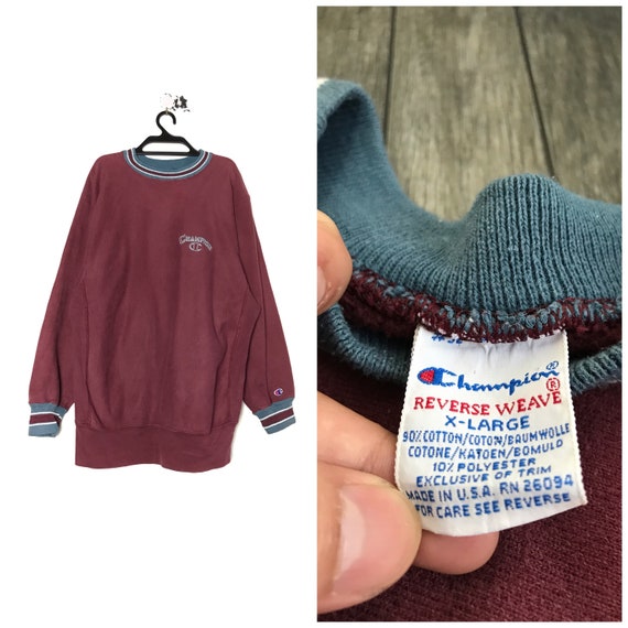 90s vintage CHAMPION REVERSE weave Usa