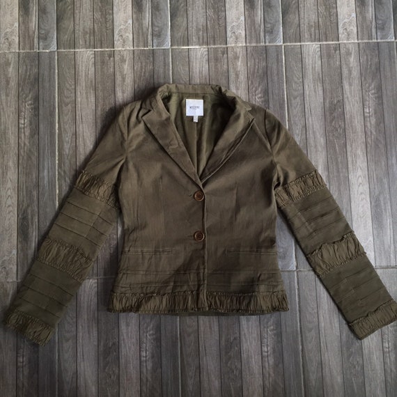 90s vintage Moschino women blazer /dark green blaz
