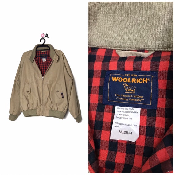 90s vintage Woolrich harrington jacket/khaki harri