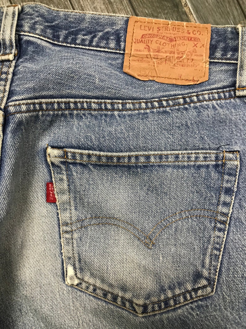 70s vintage LEVIS 501 selvedge stamp 6 | Etsy