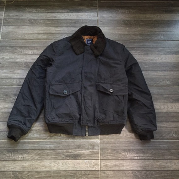 black bomber jacket gap