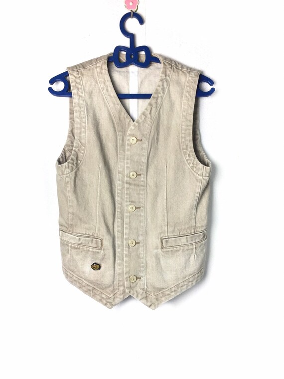 Rare Vintage Number Nine Denim Vest Limited Edition Made In Etsy Rare Vintage Number Nine Denim Vest Limited Edition Made In Etsy