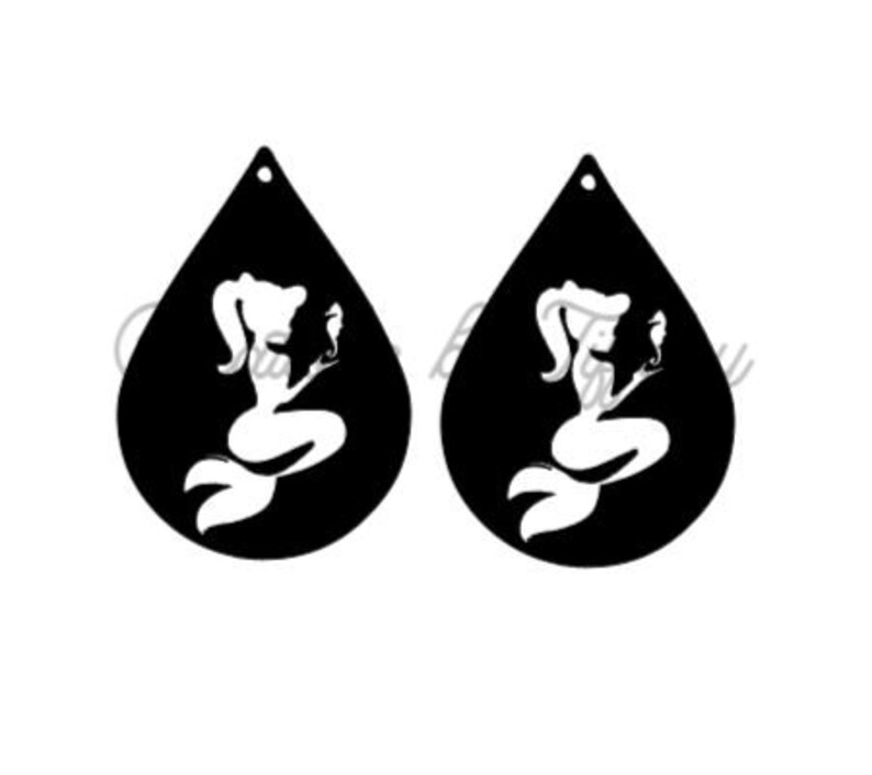 Free Free 345 Mermaid Earring Svg SVG PNG EPS DXF File