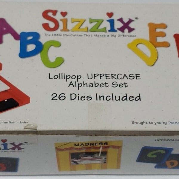 Sizzix Alphabet Die Cuts Etsy