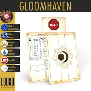 Aggiorna i fogli dei personaggi riscrivibili di Gloomhaven/Frosthaven