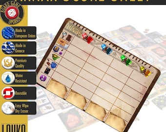 Upgrade Lost Ruins of Arnak Score Sheet
