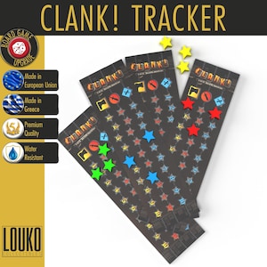 Upgrade Clank! Skill, Boot, Attack Trackers (Standard & Adventuring Party)