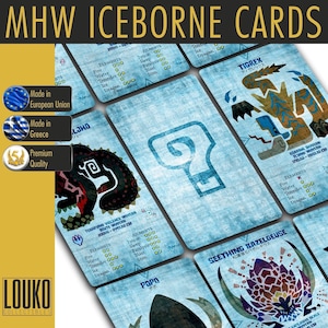 Monster Hunter Iceborne-monstergids *GRATIS VERZENDING WERELDWIJD*
