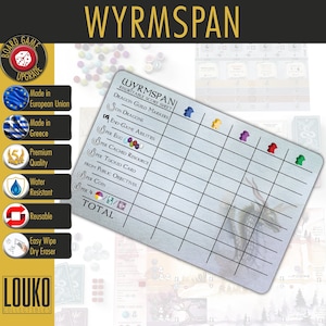 Wyrmspan-scoreblad upgraden