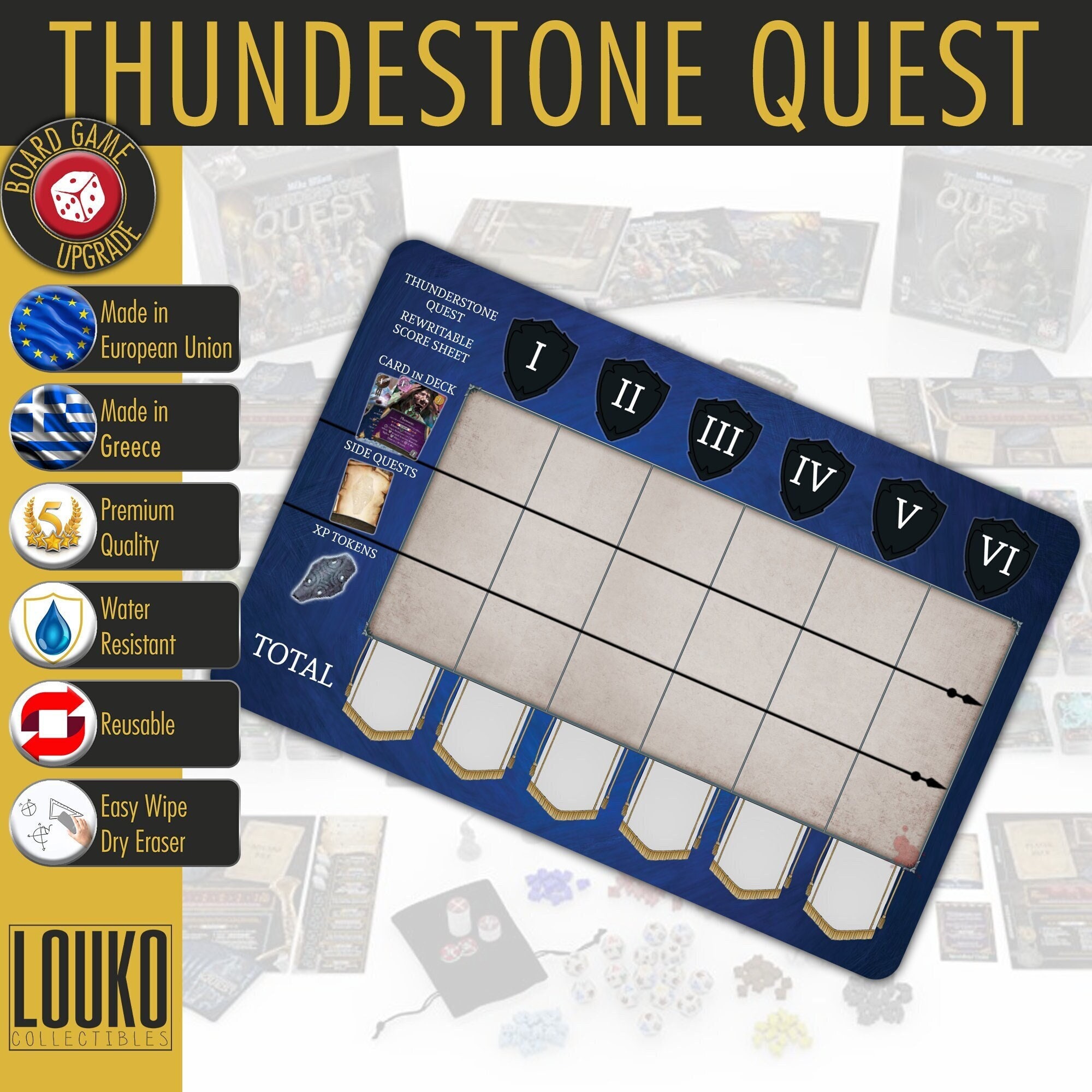 thunderstone quest card sleeves Yellow No more over buying sleeves Thunderstone quest sleeveless version storage
