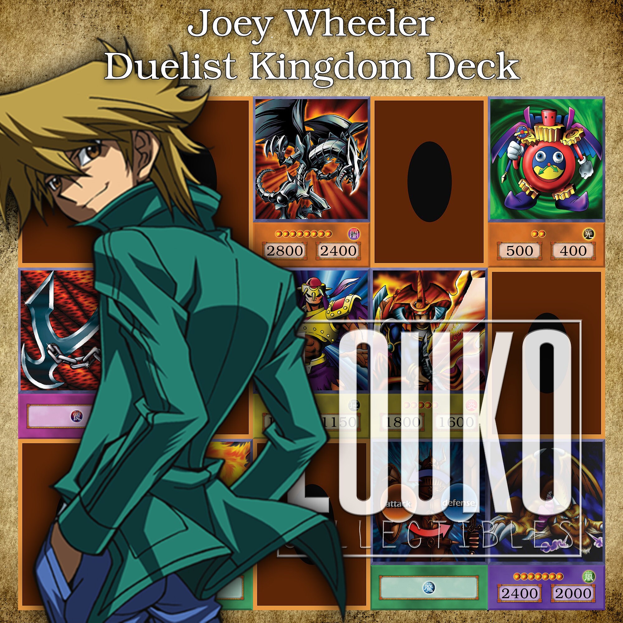 Yu Gi Oh Oricas Joey Wheeler Duelist Kingdom Deck Free Etsy Yu Gi Oh Oricas Joey Wheeler Duelist Kingdom Deck Free Etsy