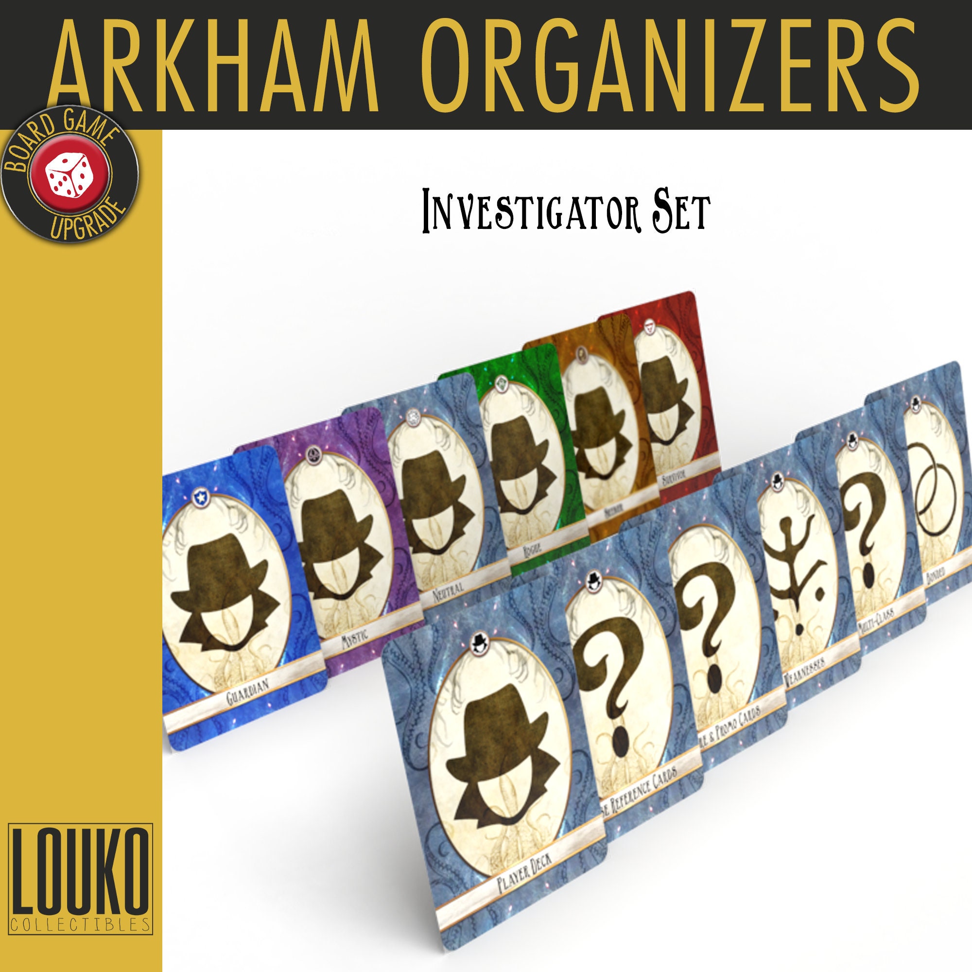 Organizers for Binders Arkham Horror Player Set Etsy