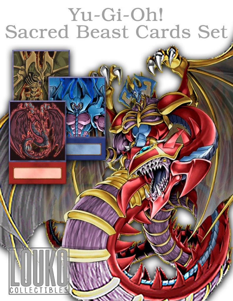 YuGiOh Oricas Sacred Beasts Cards FREE SHIPPING WORLDWIDE Etsy