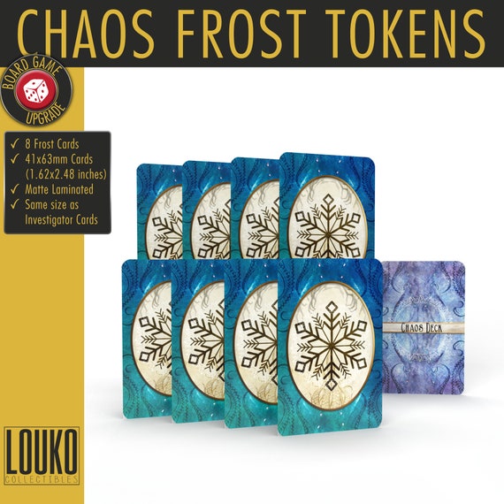 Upgrade Arkham Horror Frost Chaos Deck Token - Etsy Israel