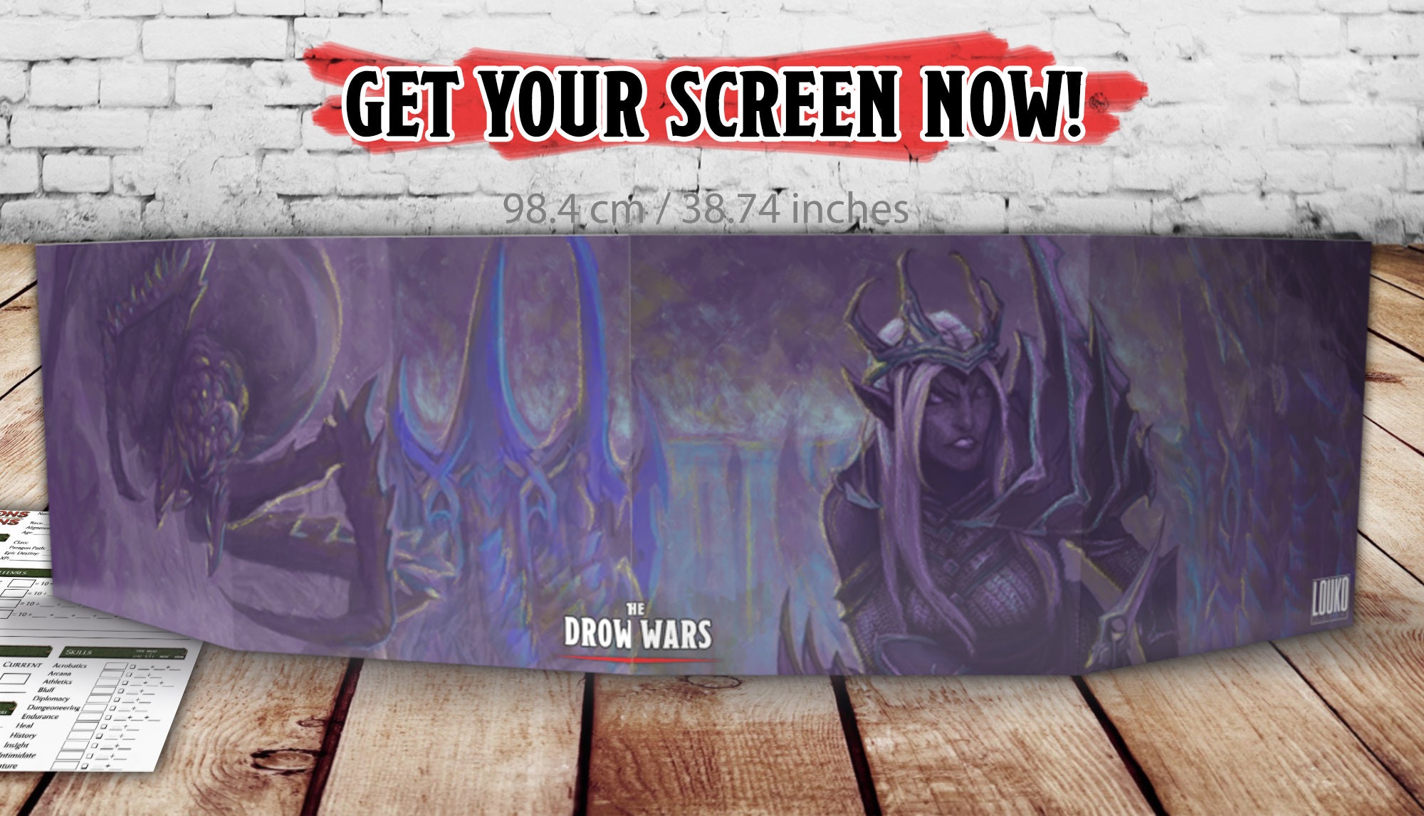 Dungeon Master Screen DnD 5e DM Screen | Etsy