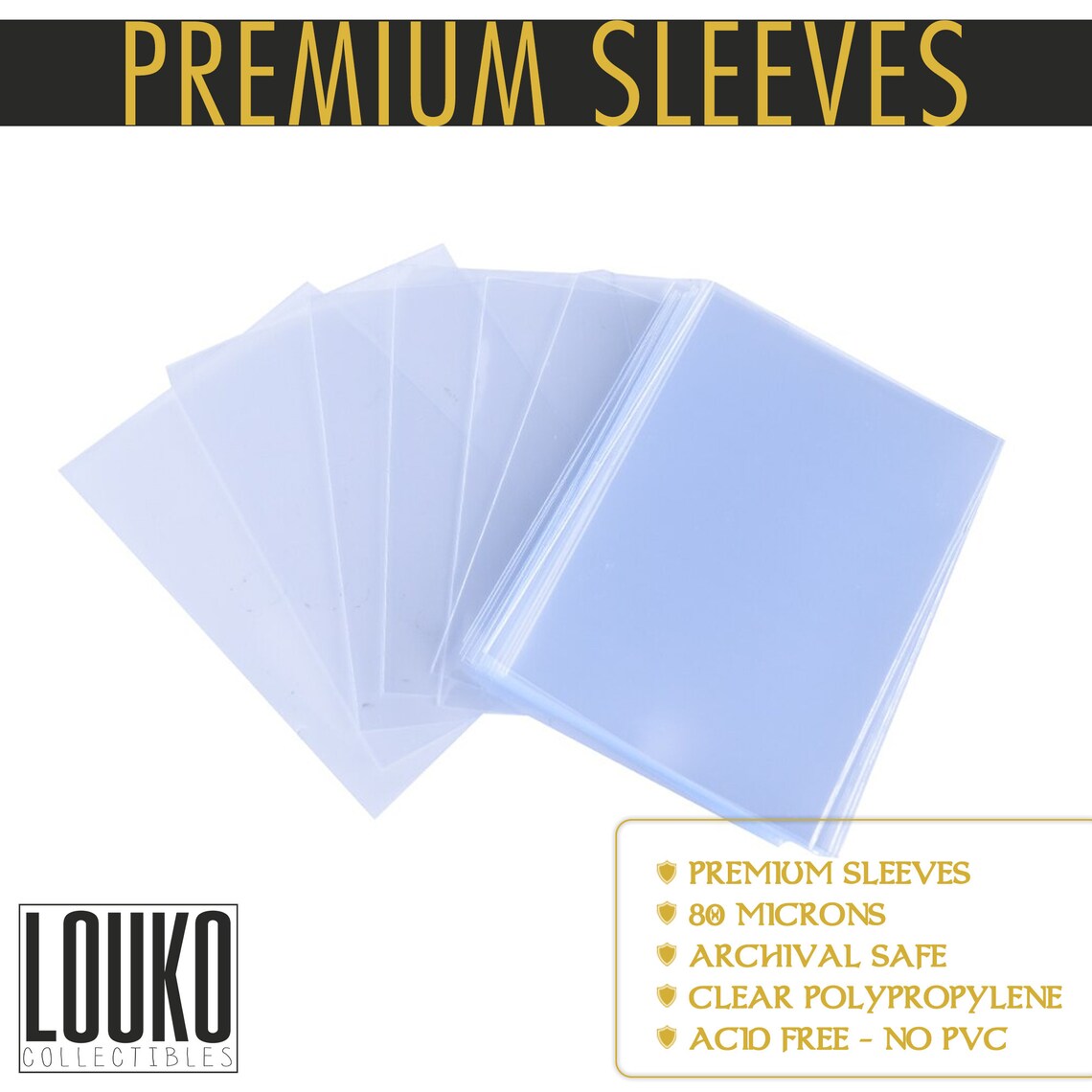 Premium Card Sleeves Etsy