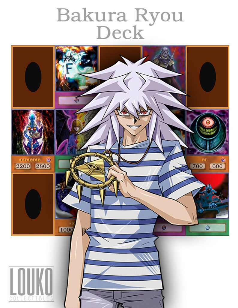 YuGiOh Oricas Bakura Ryou Deck FREE SHIPPING WORLDWIDE Etsy