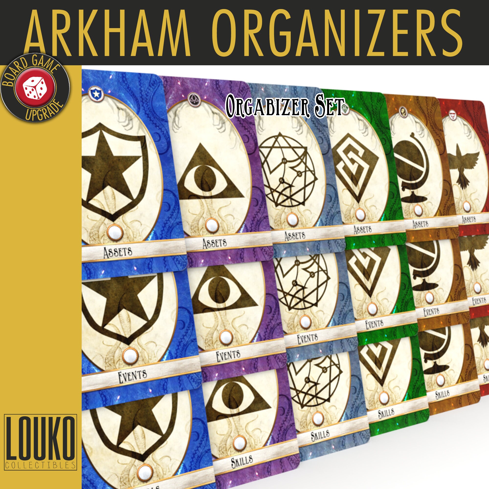 Organizers for Binders Arkham Horror Player Set Etsy