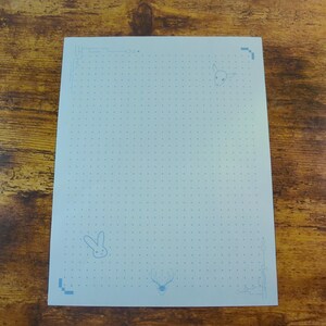 Dotted Note Sheets | Printable Stationery Set | Full Bundle Download ...