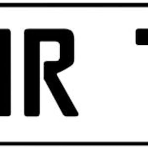 Customized German European Style Embossed Aluminum License Plate + MOUNTING FRAME combo. UP to 10 spaces available