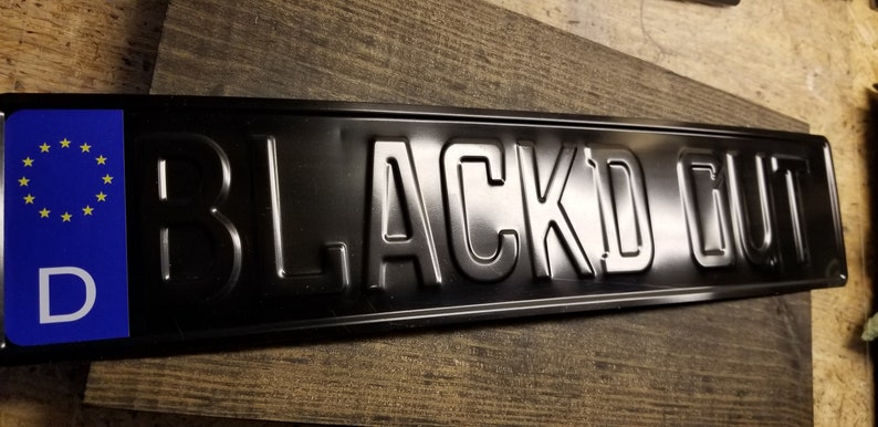 CUSTOMIZED European Style Aluminum License Plate W German Etsy customized-european-style-aluminum-license-plate-w-german-etsy