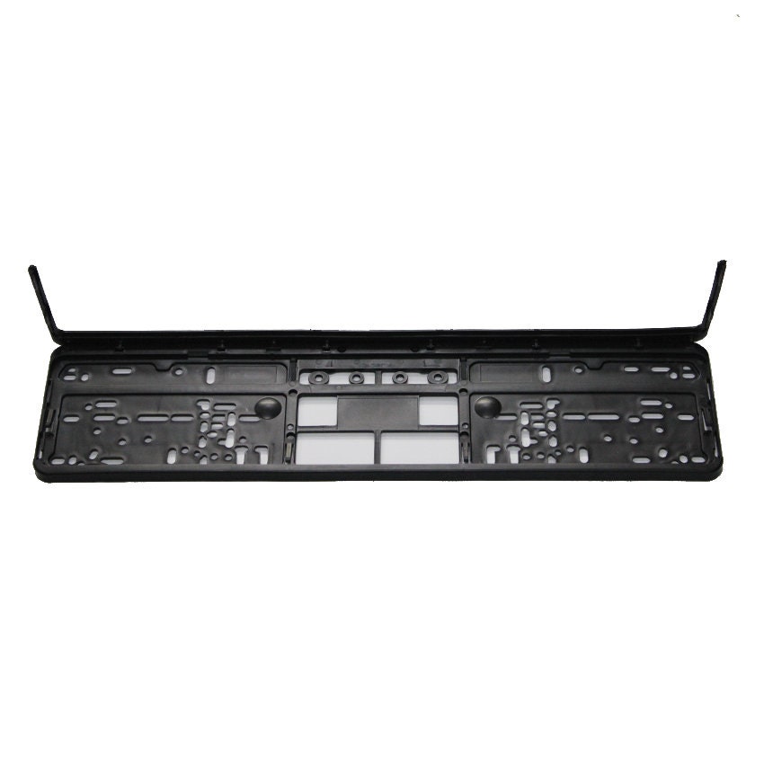 thumbnail interactive-video image 1 of 2-Pack 3D Mercedes-Benz Black Stainless Steel License Plate Frames 1 of 4