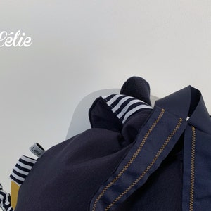 Personalized sailor-style children's backpack image 3