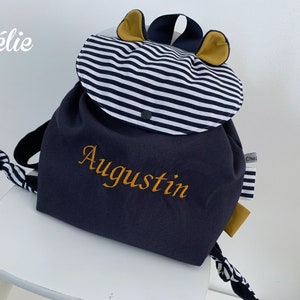 Personalized sailor-style children's backpack image 1