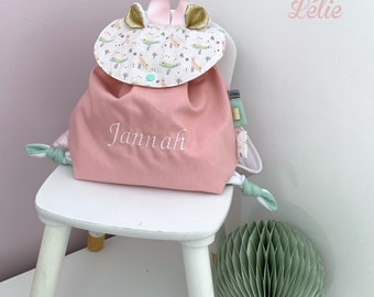 Sac à dos personnalisé pour enfant motifs oiseaux