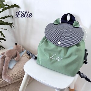 Sac à dos personnalisé pour enfant / Sac prénom / Sac à dos maternelle /  Sac marin