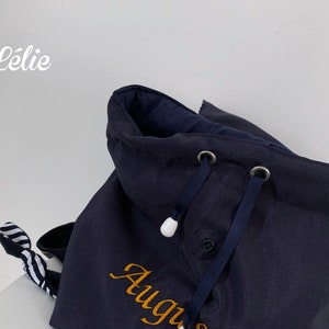 Personalized sailor-style children's backpack image 4