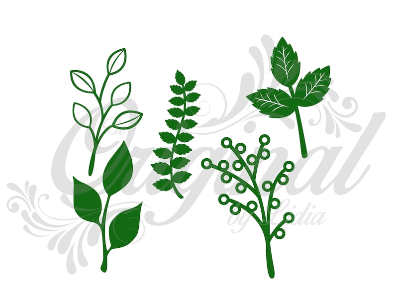 Free Free 336 Paper Flower Leaves Svg SVG PNG EPS DXF File