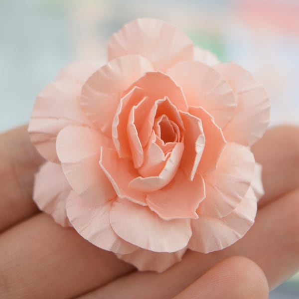 3 in 1 Mini Flowers || Rose || Peony || Dahlia || 2'' and 1.5'' Mini Flowers || Shadow Box || Gift Idea || DIY Mini Rose