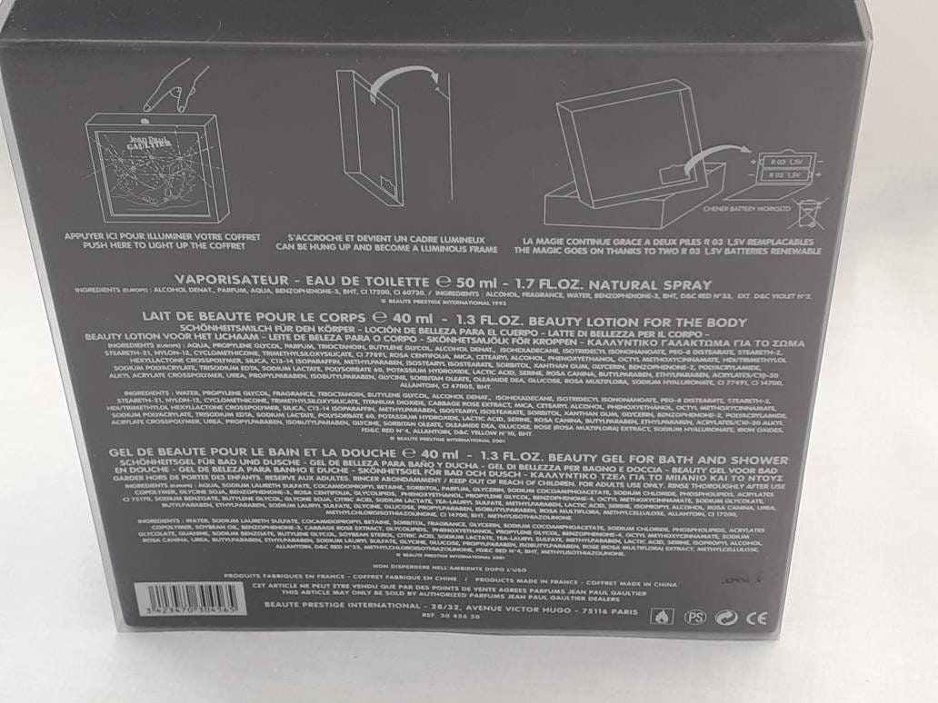 UNUSED Vintage Jean Paul Gaultier 2002 the Luminous Coffret Full